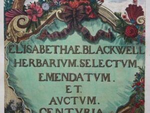 BLACKWELLISCHES KRÄUTER-BUCH, 6 BÄNDE, 615 KOLORIERTE KUPFERTAFELN,1750, SELTEN